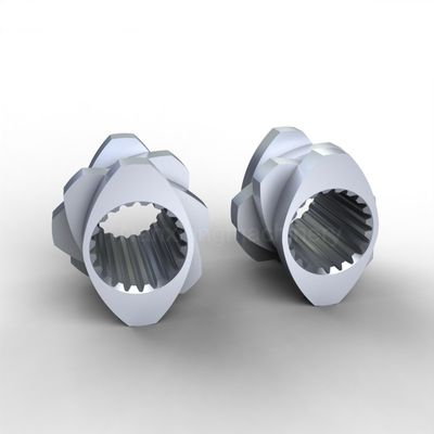 satın al Çift vidalı ekstrüder dizleme blokları 316L W6Mo5Cr4V2 Splined bağlantı geri pompalama online manufacture