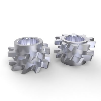 satın al Çift vida ekstrüderini doğru dişli karıştırma elemanları dayanıklı ileriye doğru ± 0.01mm doğruluk online manufacture