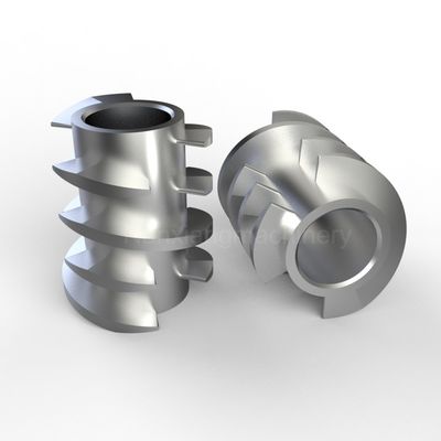 Sıcaklıkla işlenmiş çift vidali ekstrüder parçaları 20mm Polymer karıştırma için ekstrüde parçalar