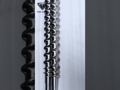 Hassas Yan Besleyici CNC İşlenmiş Elemanlar Ekstrüder vida parçaları OEM cilalama