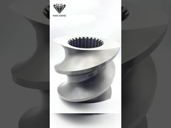 DIN Çift vida ekstrüder elemanı 30 derece açı çift uçuşlu vida taşıyıcılar Ekstrüder parçaları